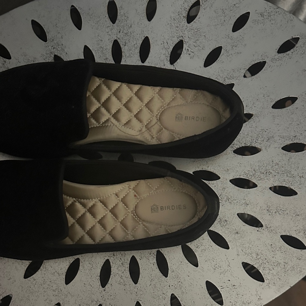 Birdies Black Velvet Flats - Picture 3 of 6